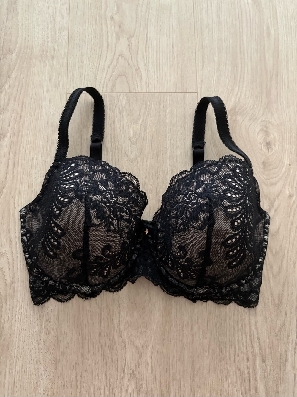 Le Mystere Black Lace Bra